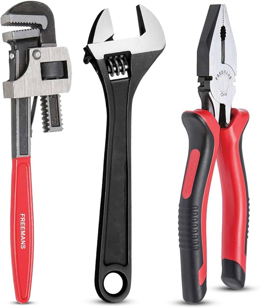 Freemans 3 Piece Plumbing Hand Tool Set